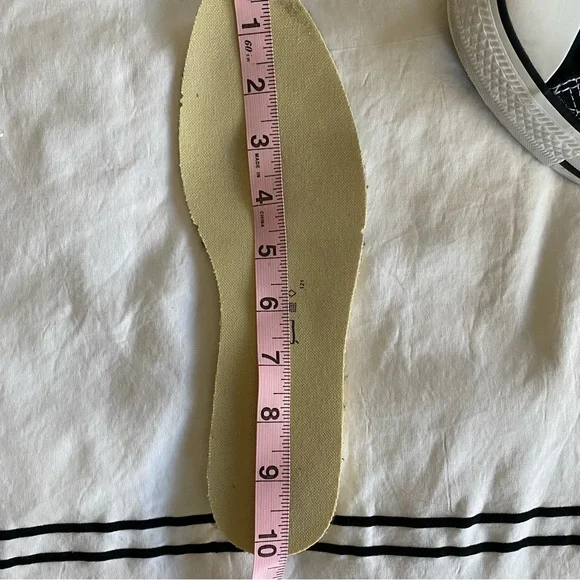 Converse Sneakers Women’s 9 Men’s 7 Black Custom French Bulldog Embroidery - Picture 14 of 14